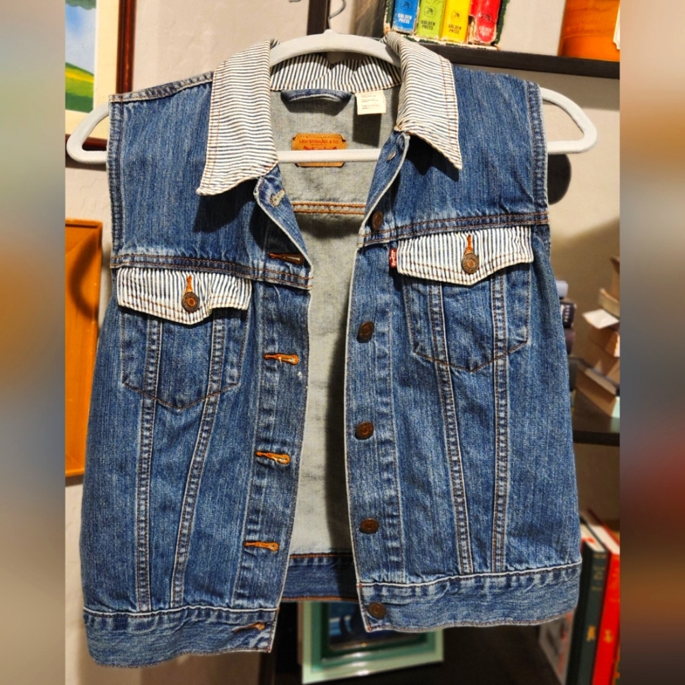 Denim Levi Vest